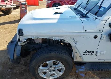 2022 Jeep Wrangler Unlimited Sport S 4X4 z USA, uszkodzony, nr VIN 1C4HJXDN3NW194168